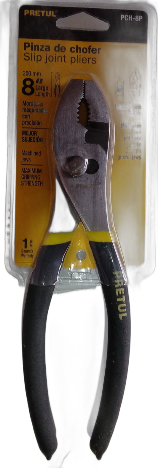 Pinza de chofer 8" mango de PVC, Pretul